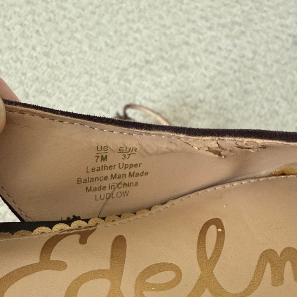 Sam Edelman Leopard Print Slingback Kitten Heels. Size 7. - Picture 3 of 6